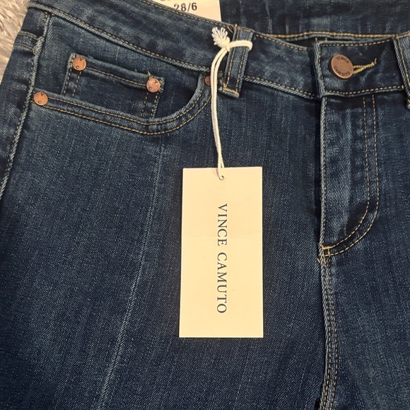 NWT Vince Camuto size 6 skinny jeans with detailed cuffs - Picture 3 of 9